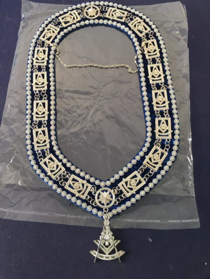 PAST MASTER COLLAR WITH RHINESTONES