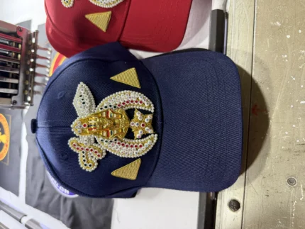 CUSTOM SHRINER CAP WITH PYRAMID AND EMBLEM
