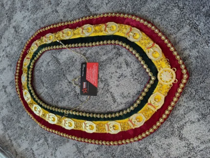TRI COLLAR WITH SPECIAL CHAIN AND RHINESTONES