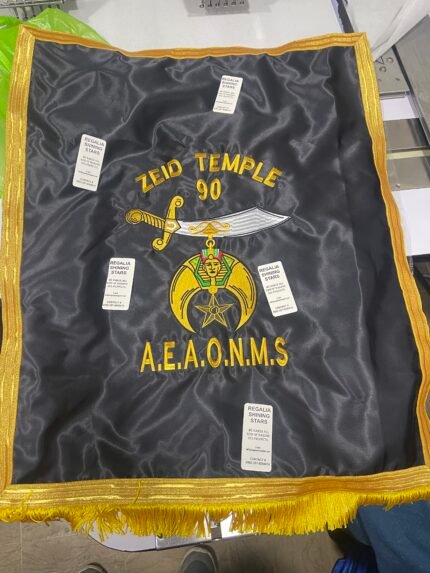 SHRINER TABLE SHEET CUSTOM (MACHINE EMBROIDED)